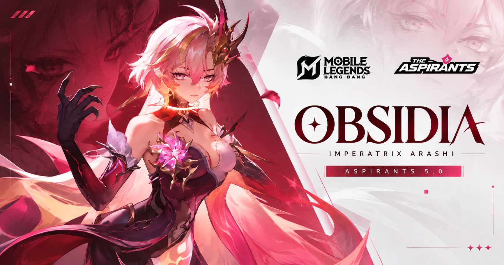 MLBB Obsidia Imperatrix Arashi Aspirants 5.0 skin