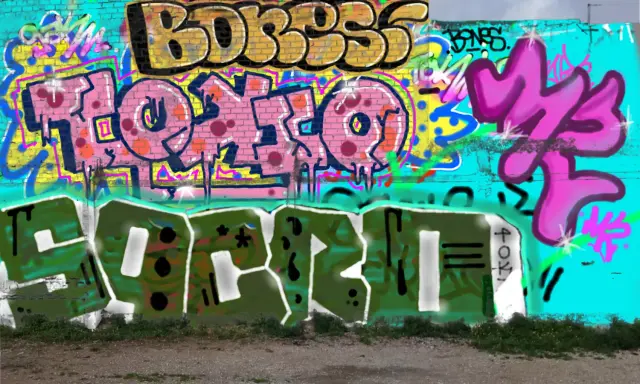 Graffiti artwork by bones
