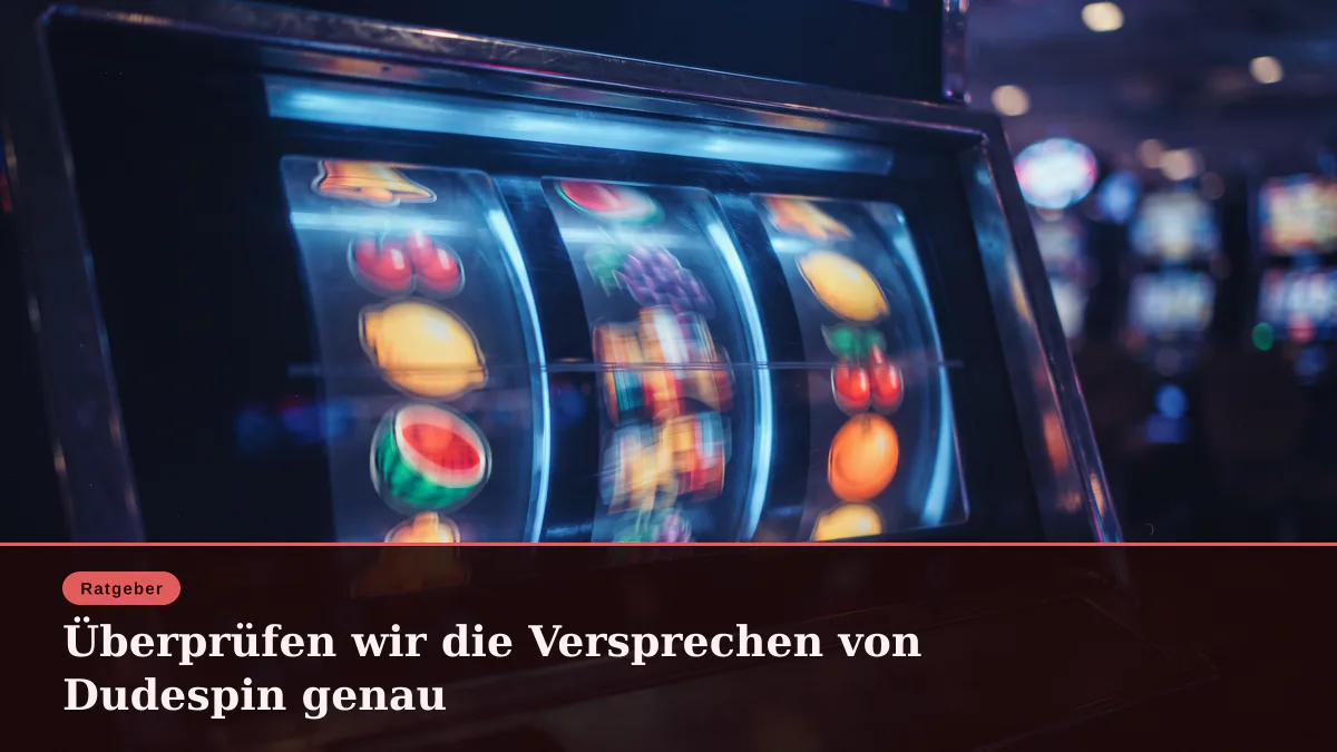 Überprüfen wir die Versprechen von Dudespin genau