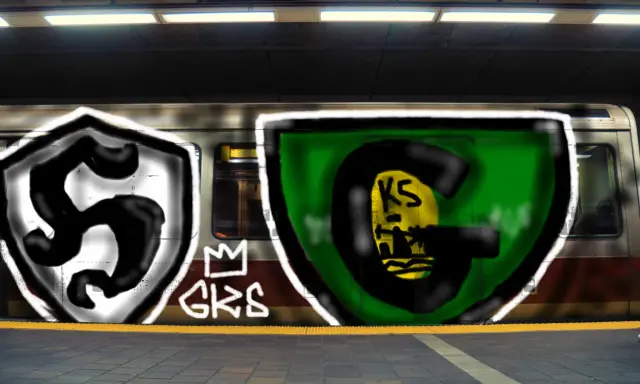 Graffiti artwork by GieKSaTauzen