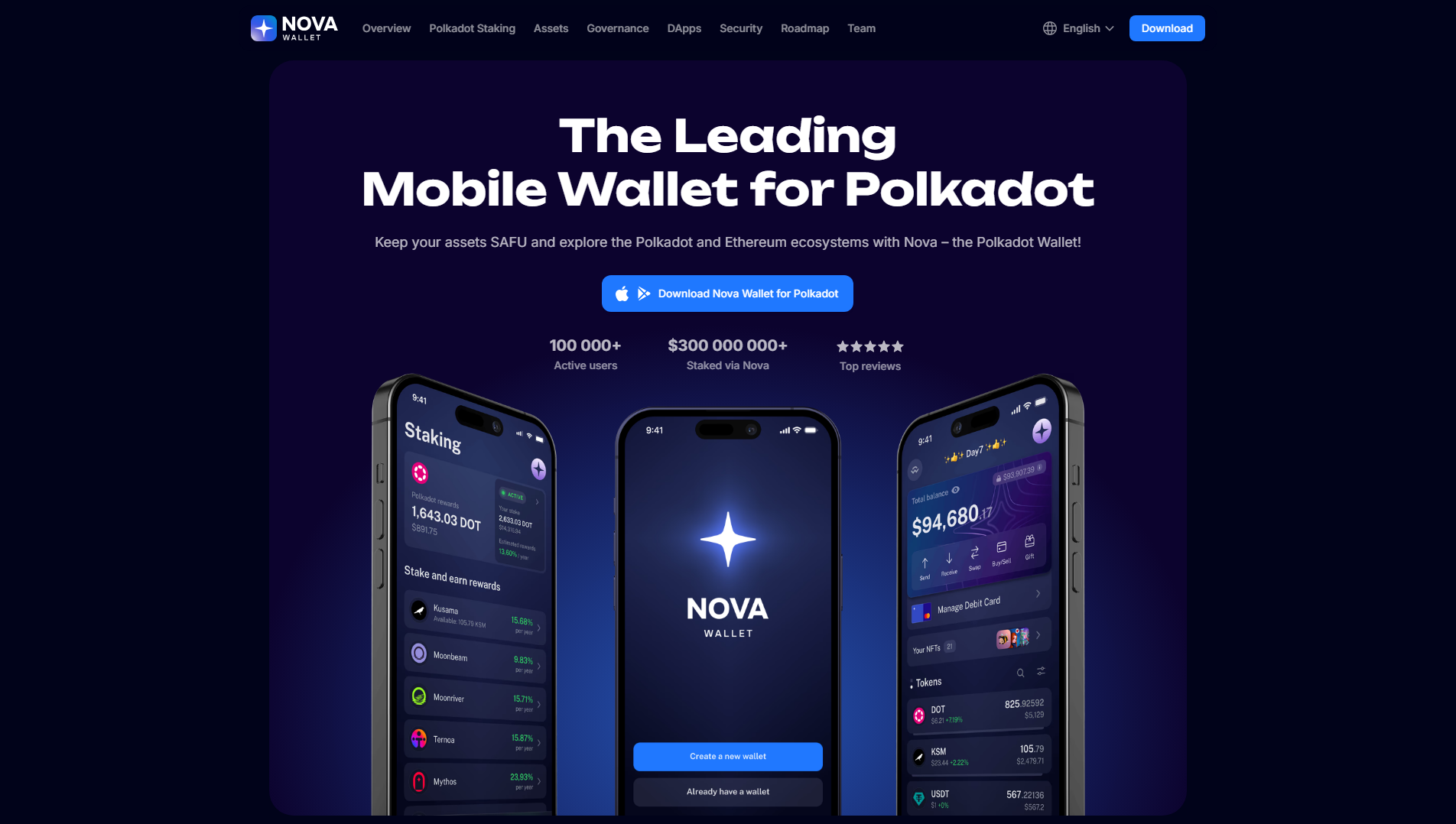 novawallet.ink 的存档截图