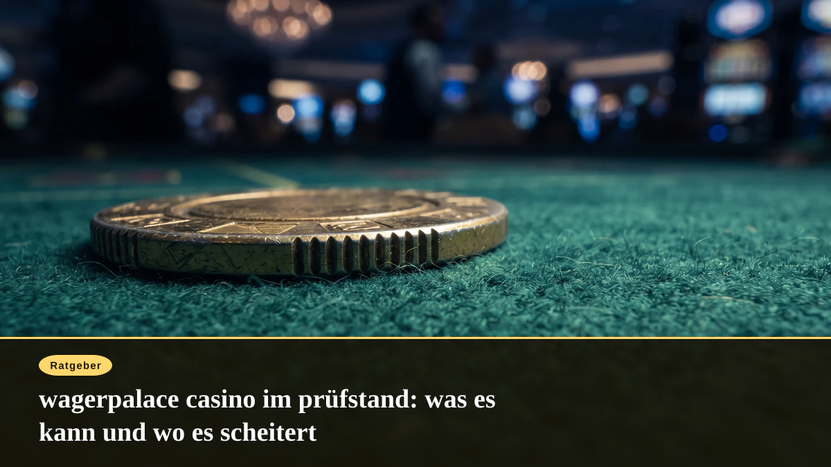 wagerpalace casino im prüfstand: was es kann und wo es scheitert