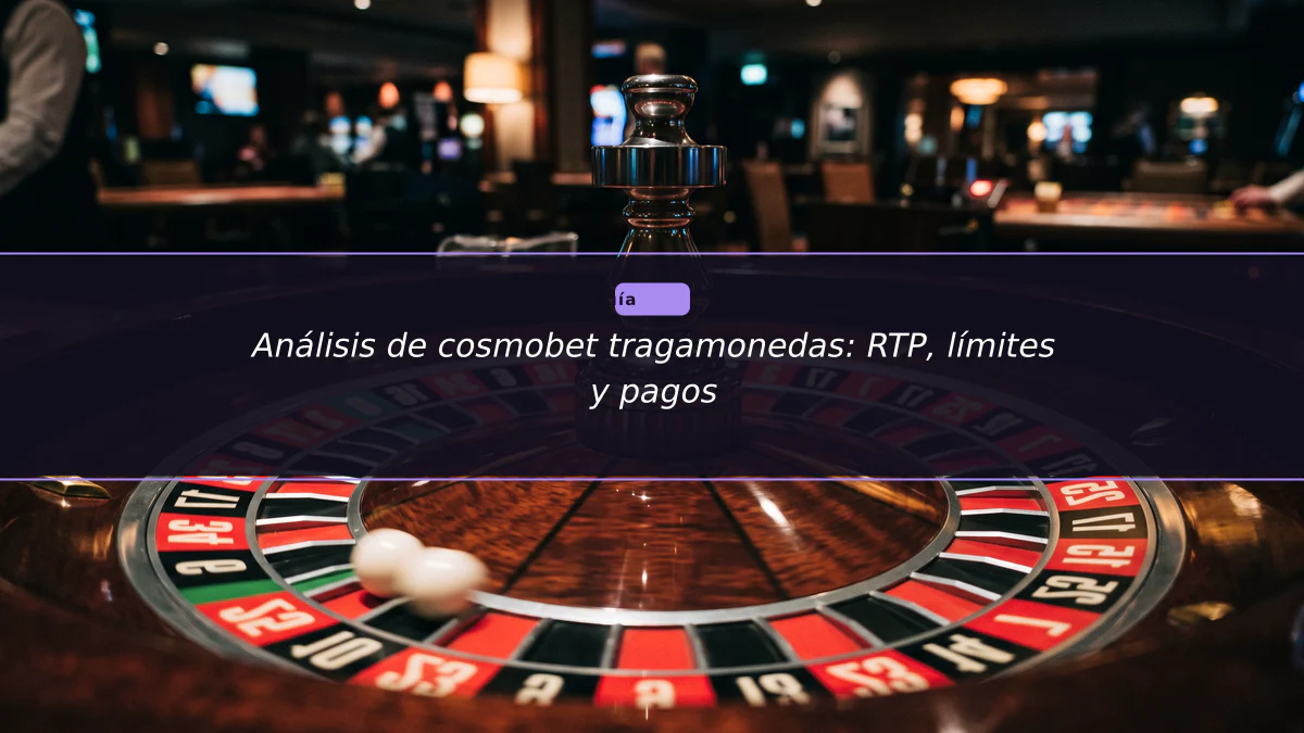 Análisis de cosmobet tragamonedas: RTP, límites y pagos