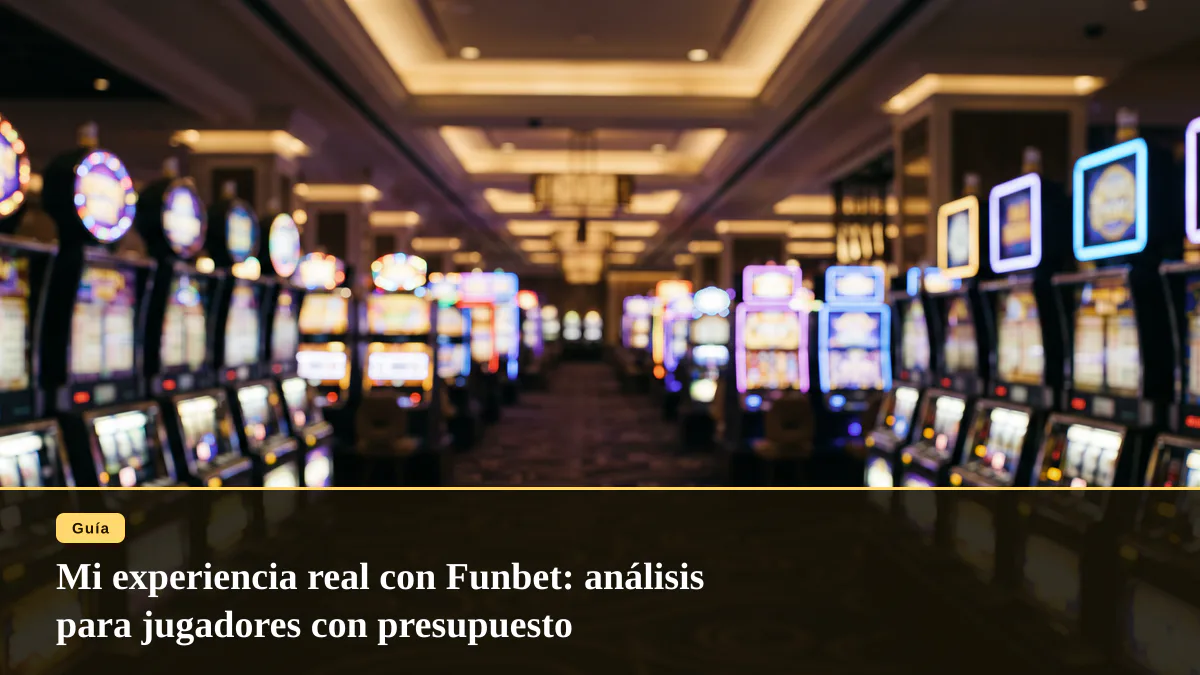Mi experiencia real con Funbet: análisis para jugadores con presupuesto