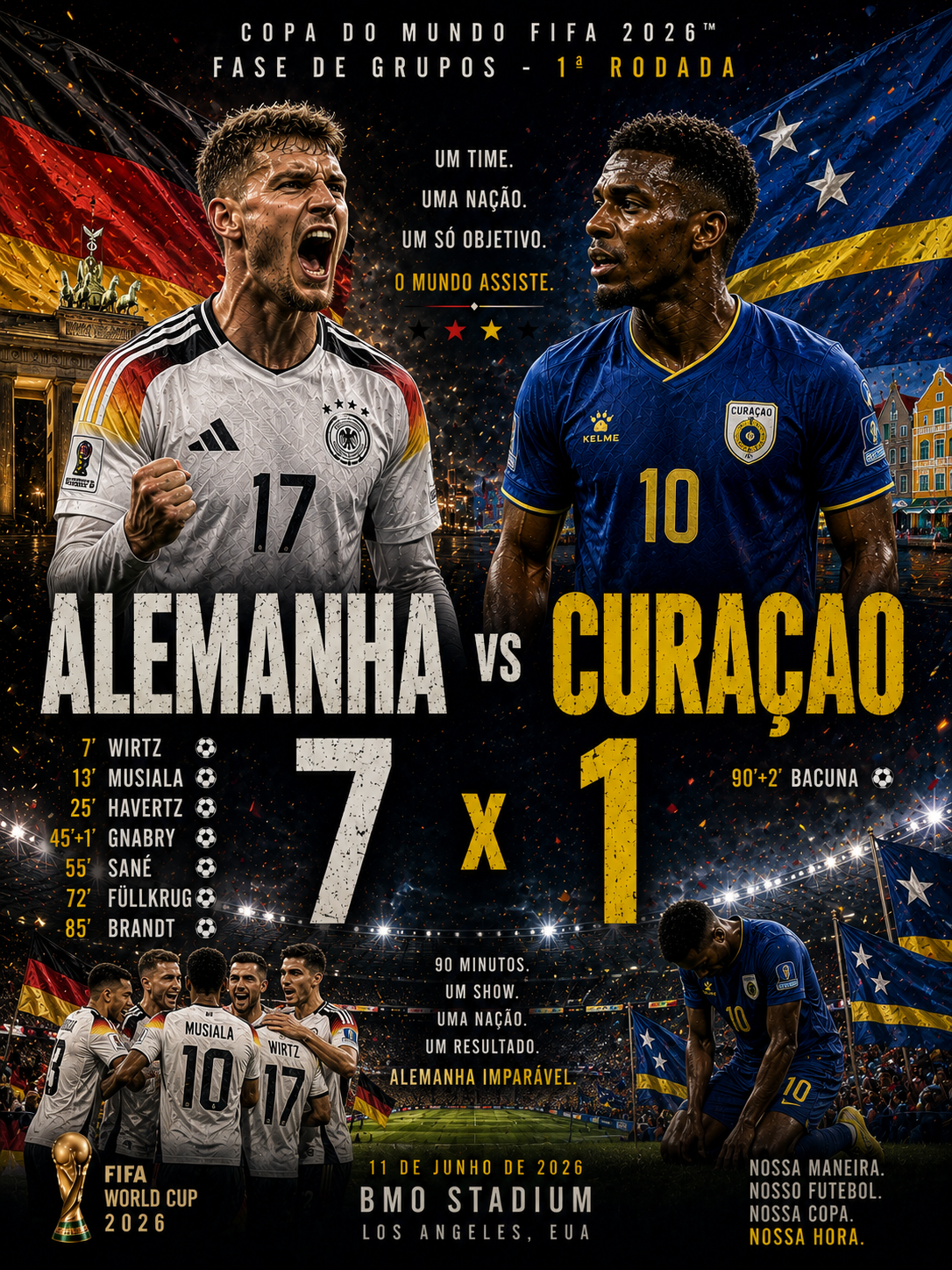 1ª Rodada Alemanha x Curaçao