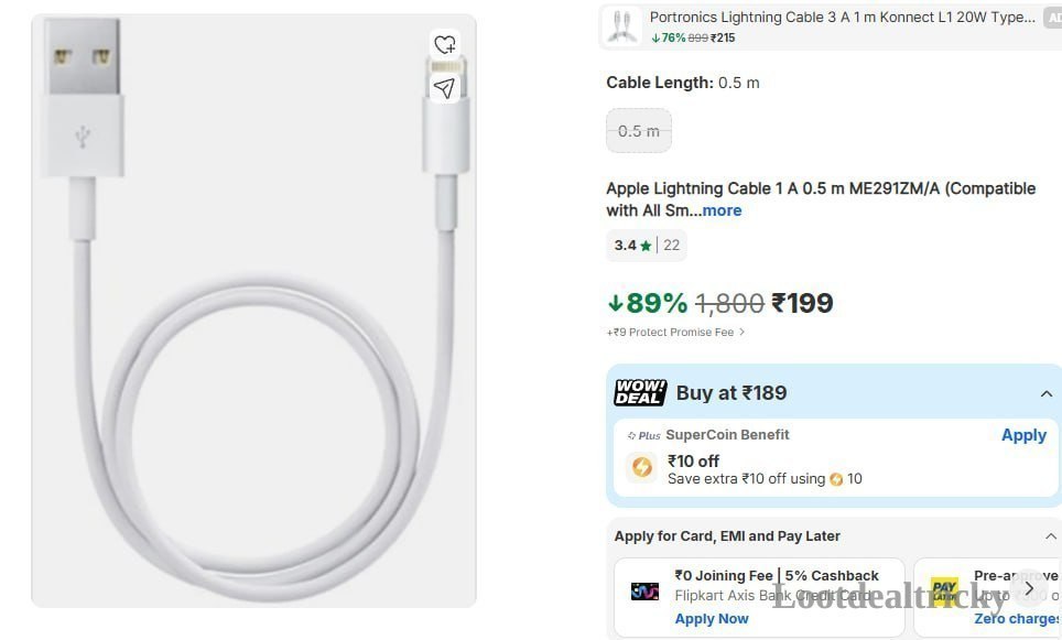 Apple Lightning Cable Offer Image