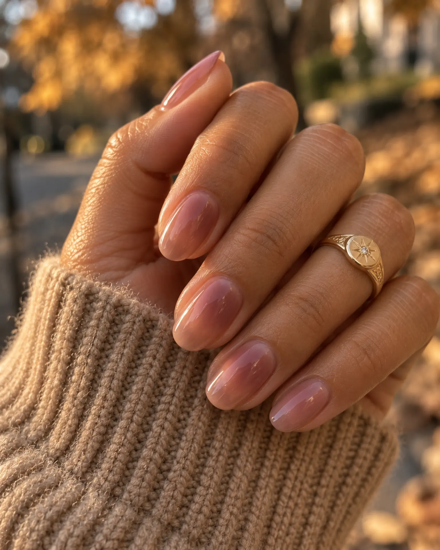 Work Sheer Jelly Wash manicure inspiration for work nail ideas