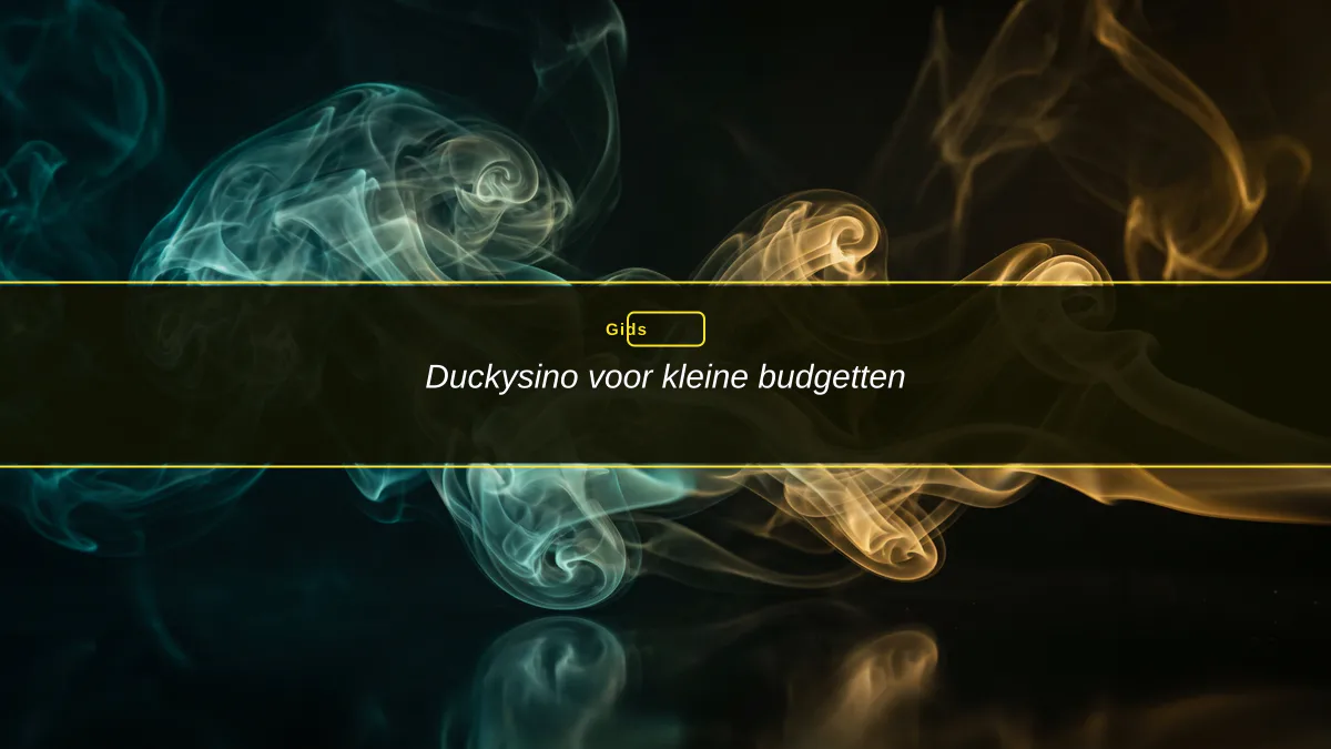 Duckysino voor kleine budgetten