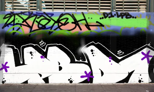 Graffiti artwork by LPBER