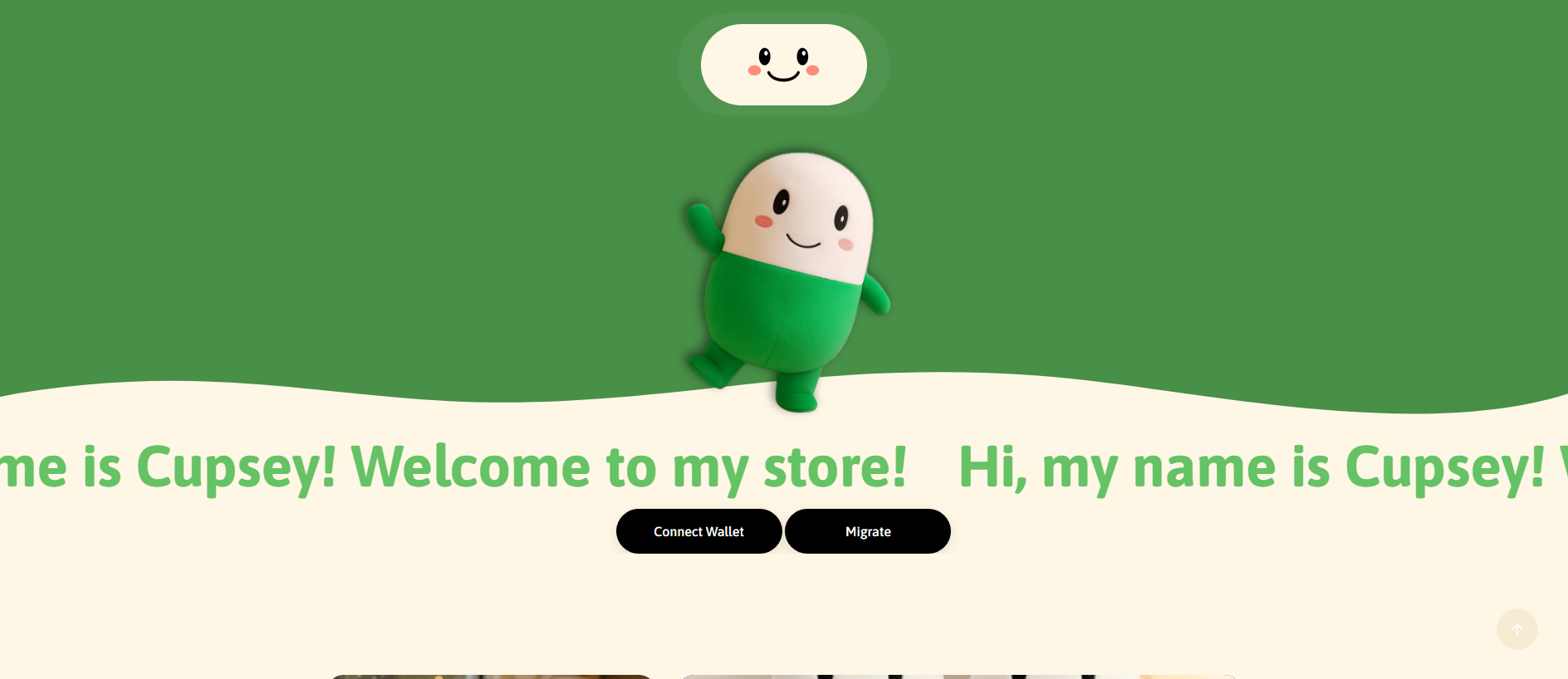 Forensic screenshot of cupseyshops.xyz showing the phishing page layout