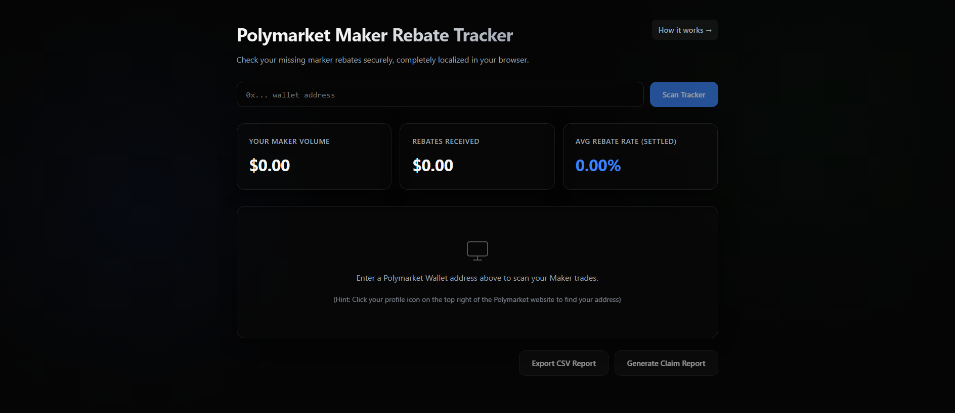 Stored capture of polymarket-maker-rebate-tracker.orderbook.trade
