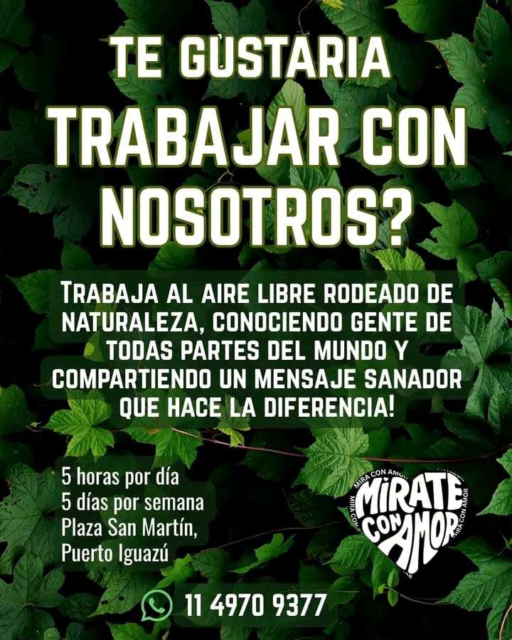 Se Busca Vendedora / or en Puerto Iguazú