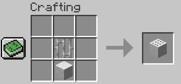 Crafting concrete powder with bars
