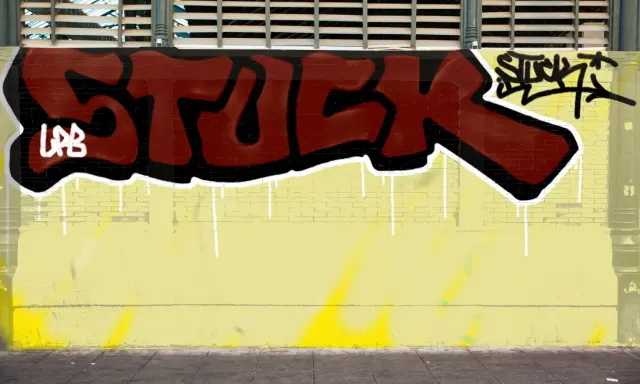 Graffiti artwork by STUCK1