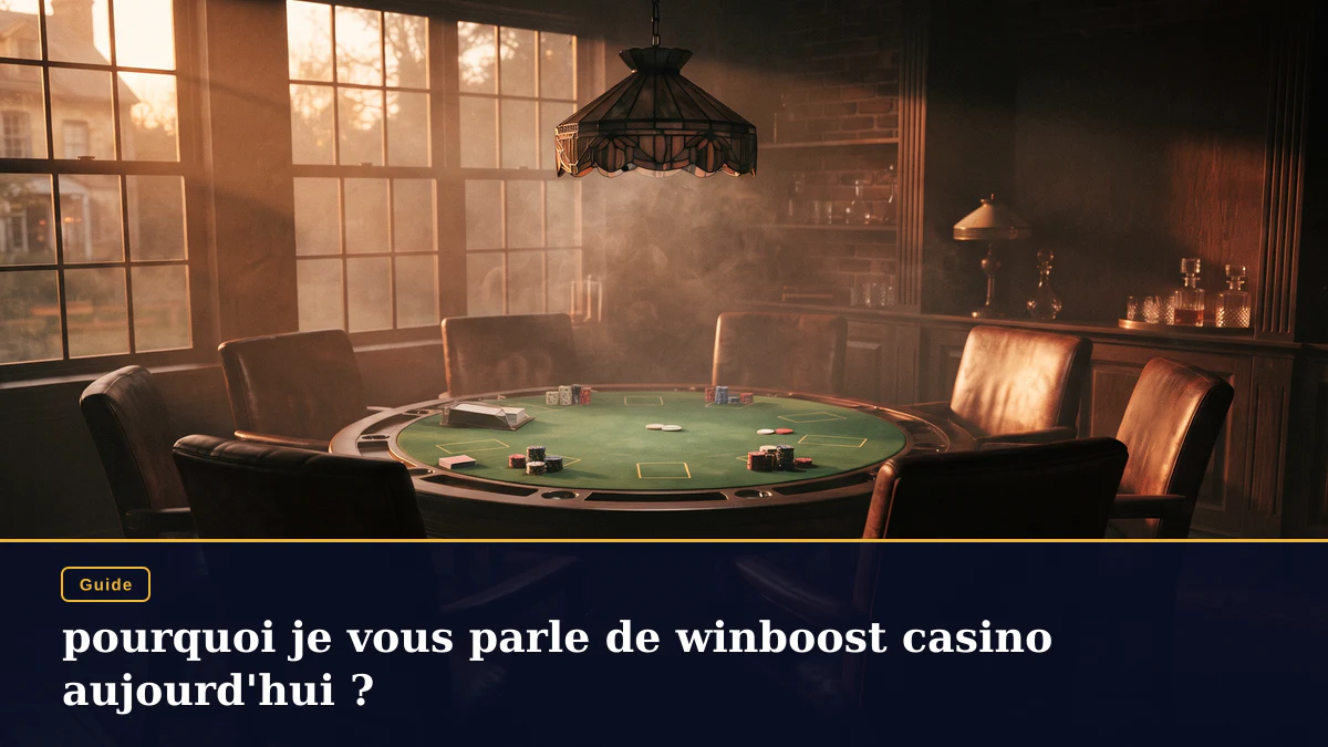 pourquoi je vous parle de winboost casino aujourd'hui ?