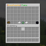 Plains tab of GUI