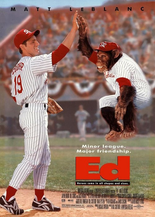 Małpa na boisku / Ed (1996) PL.1080p.WEB-DL.X264-Kbuso | Lektor PL