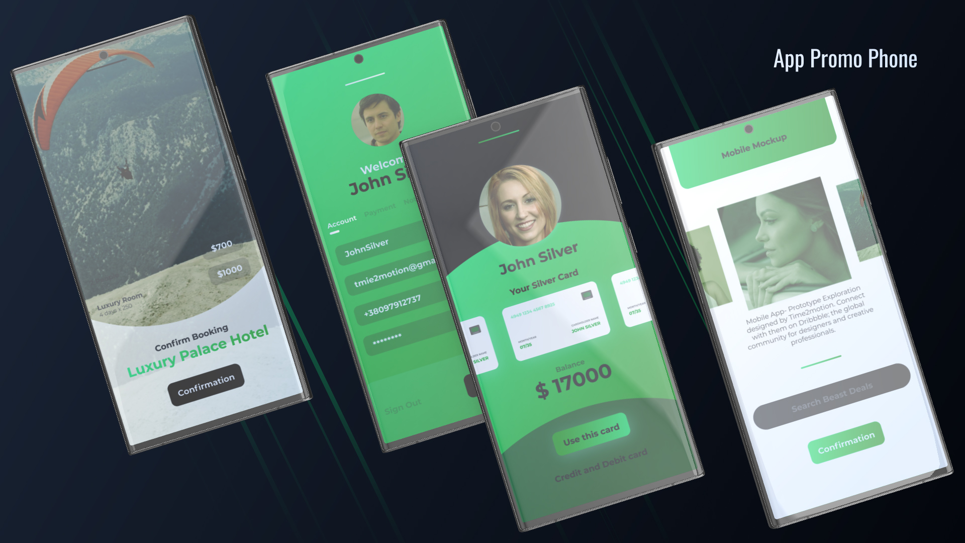 Mobile App Mockup Mobile App Mockup