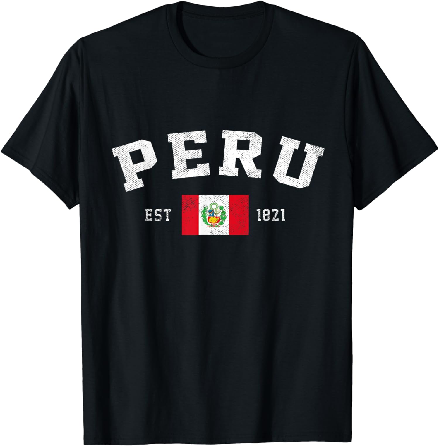 Peruvian Flag Independence Day Peru Est. 1821 Unisex T-Shirt