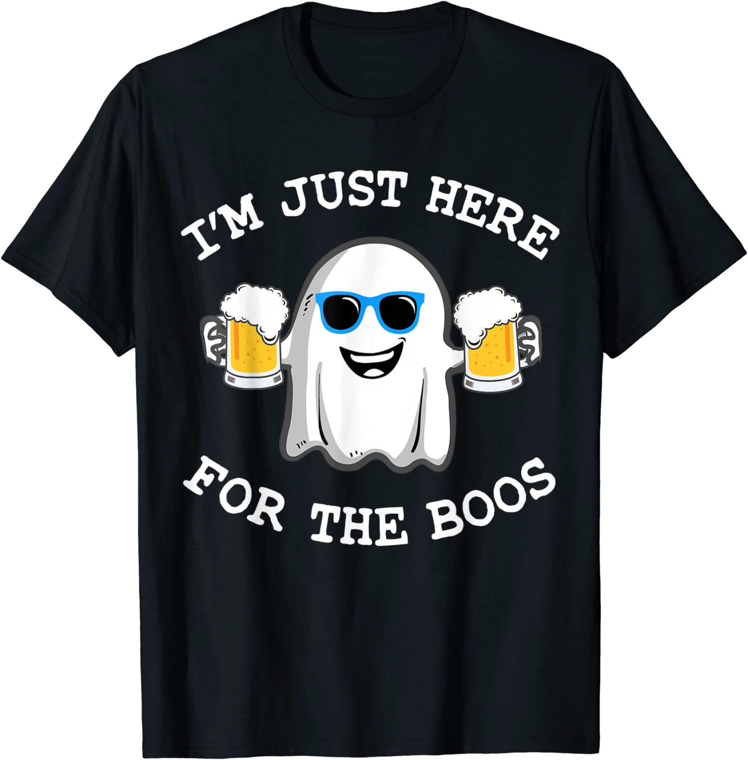 Funny Halloween I’m Only Here For Boos Costume Gift Unisex T-Shirt