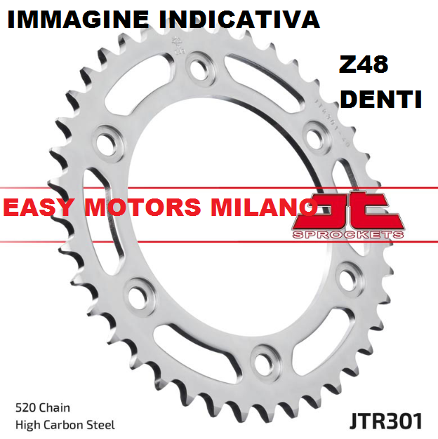 Kit Übertragung Honda XR R 600 1991/00 Kette RK 520 Kranz 48