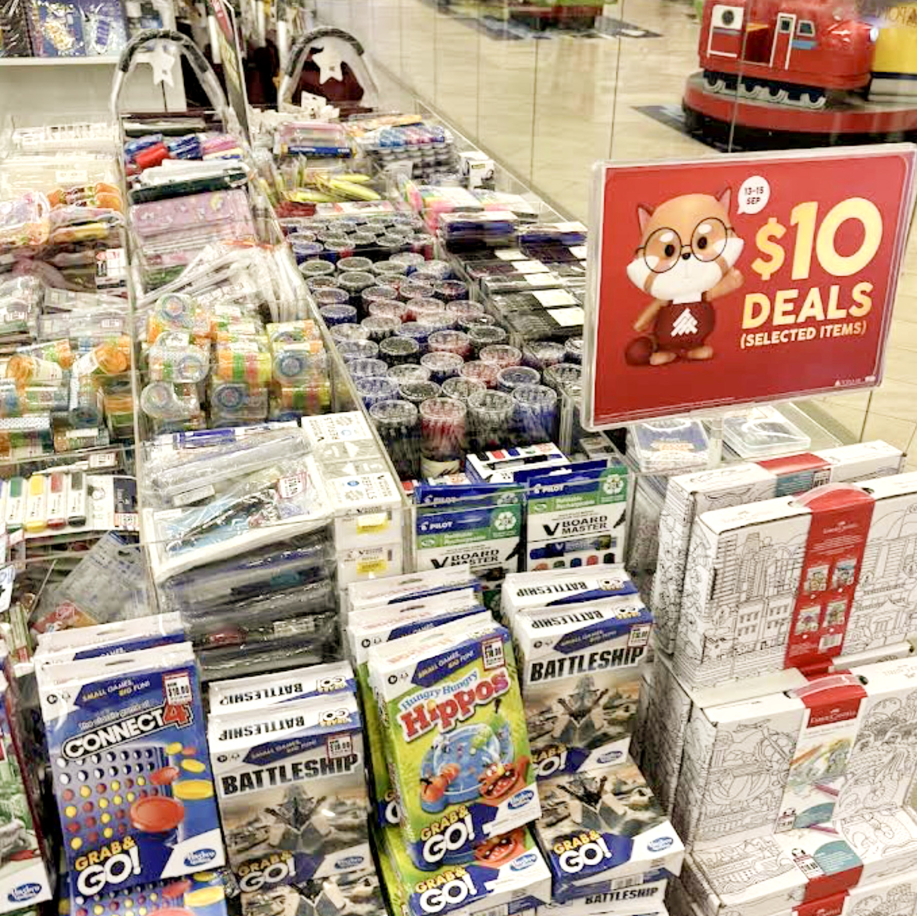 Stationery and school supplies at Popular Bookstore