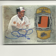 2014 Topps Five Star Adam Jones Patch Autograph /35