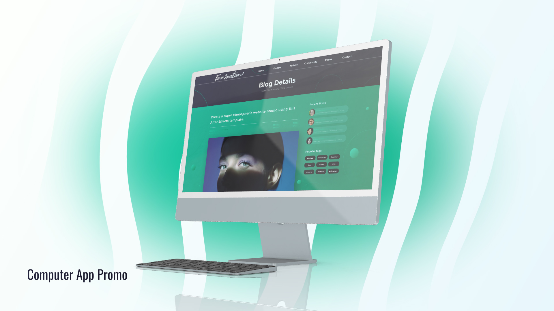 Web Desktop Promo Mockup Web Desktop Promo Mockup