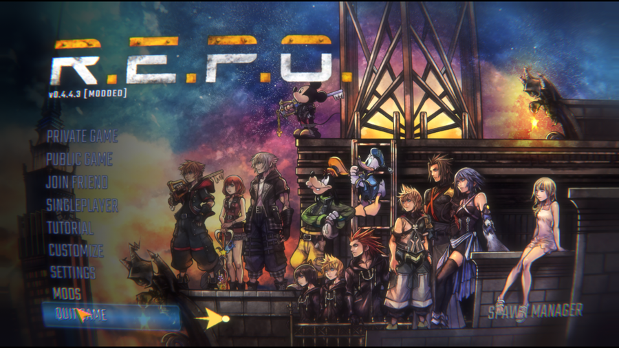 Kingdom Hearts Menu