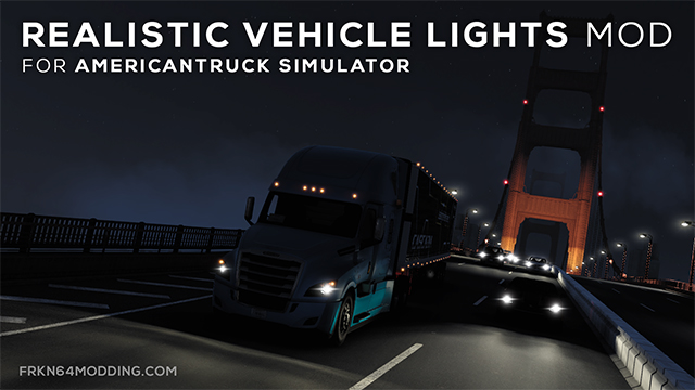 Realistic Vehicle Lights Mod v7.5 (by Frkn64)