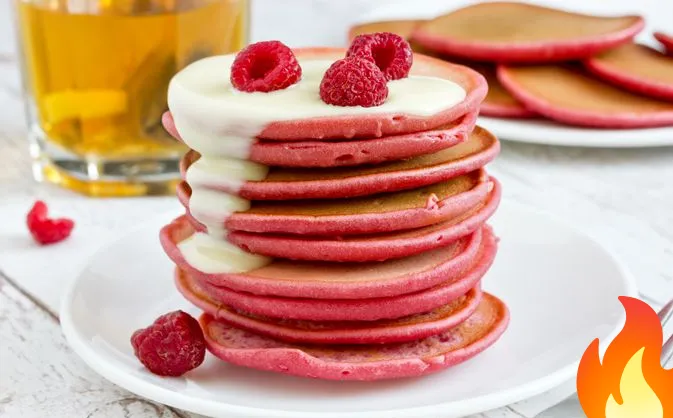 Постер Свекольные блинчики на молоке