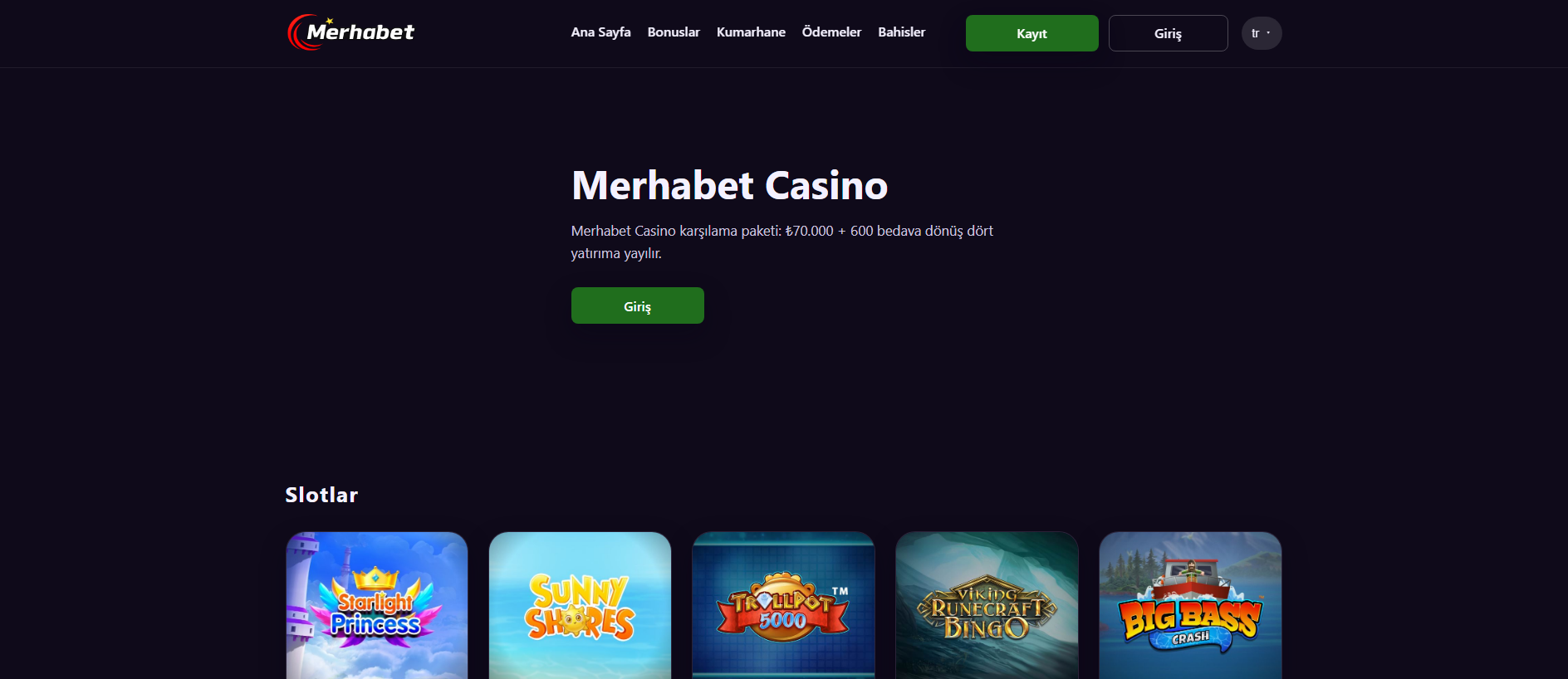 Forensic screenshot of merhabet.games showing the phishing page layout