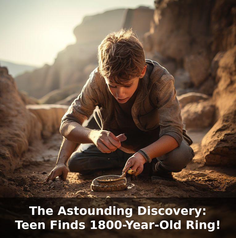 The Astounding Discovery: Teen Finds 1800-Year-Old Ring!