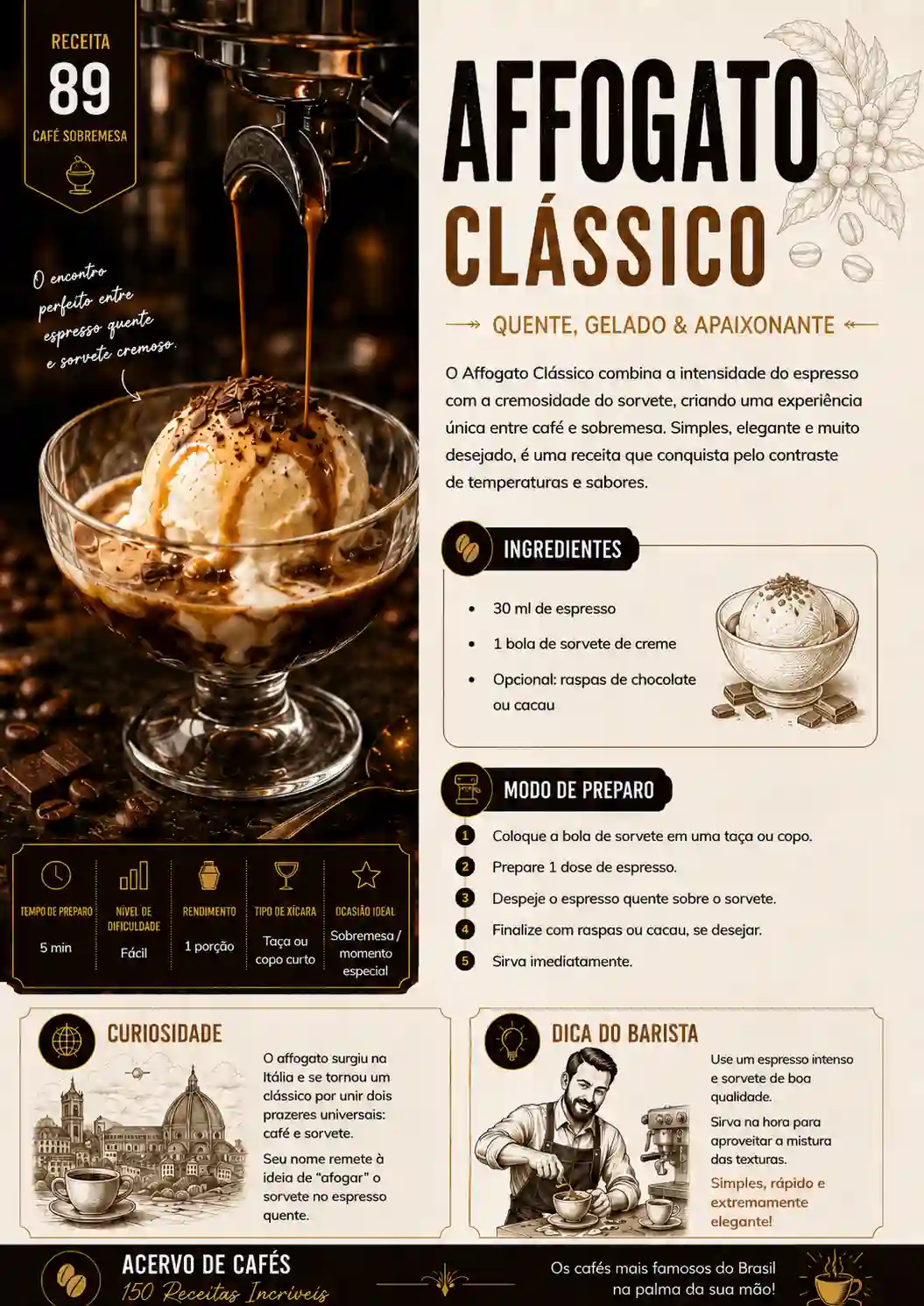 Affogato Clássico