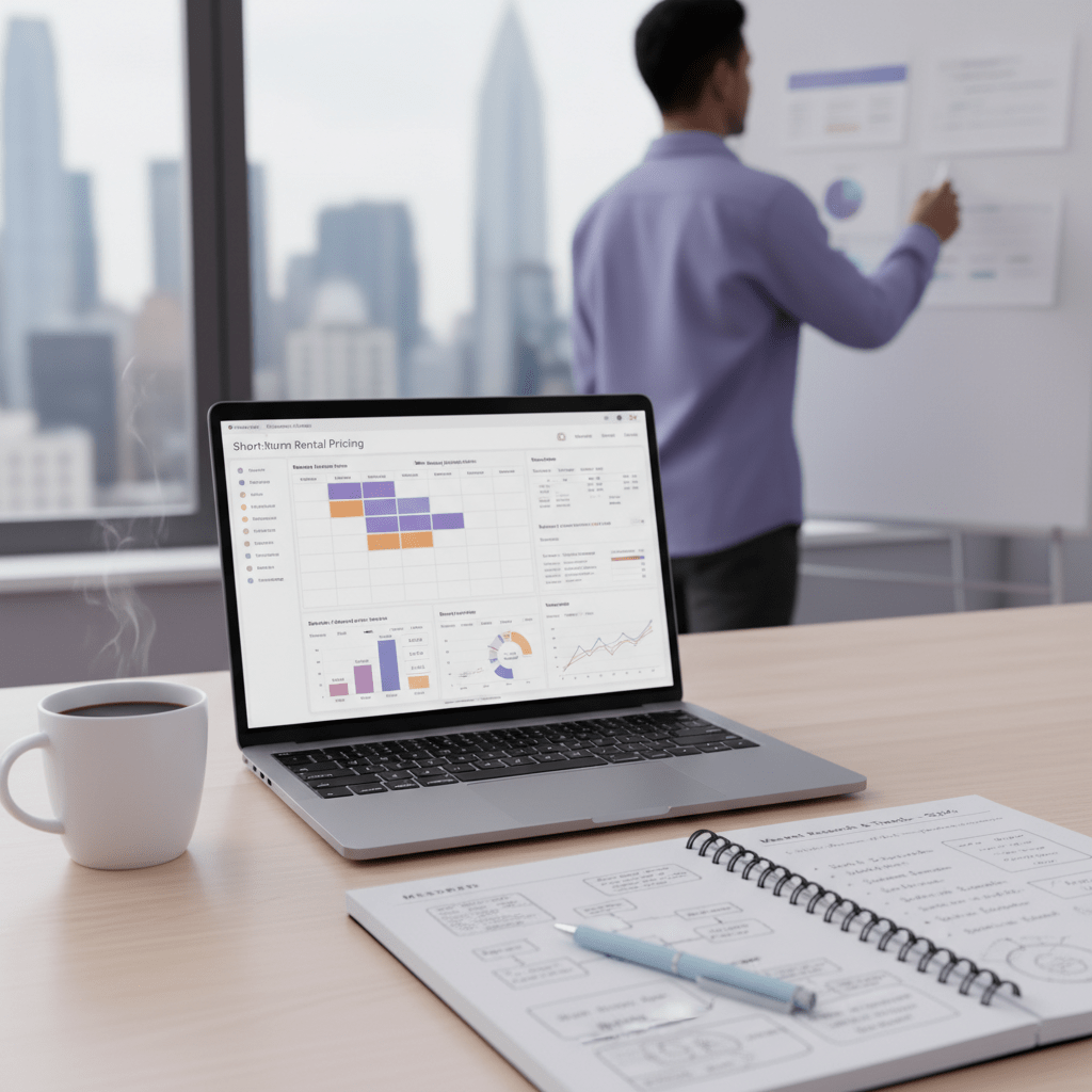 Pricing dashboard and market research setup for short-term rental strategy
