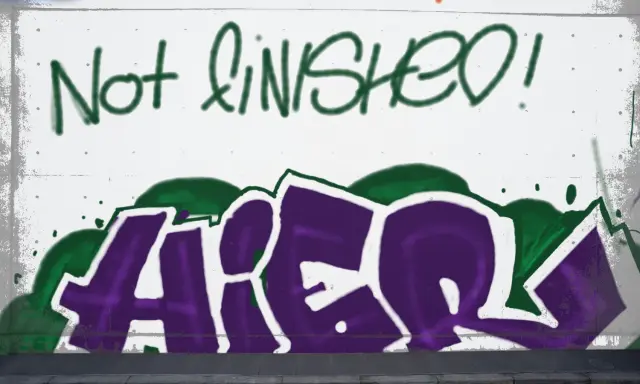 Graffiti artwork by amaz