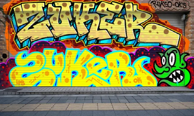 Graffiti artwork by Okeyss
