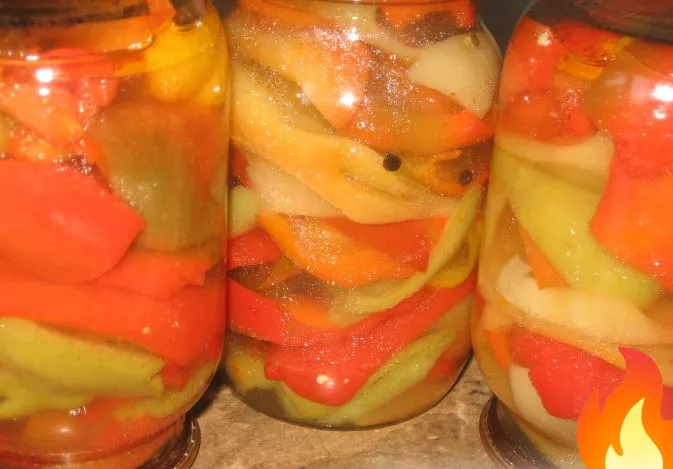 Постер Маринованный болгарский перец