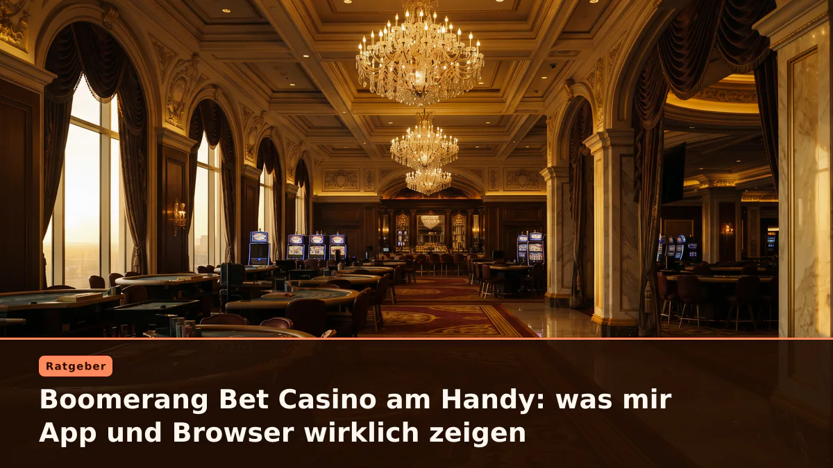 Boomerang Bet Casino am Handy: was mir App und Browser wirklich zeigen
