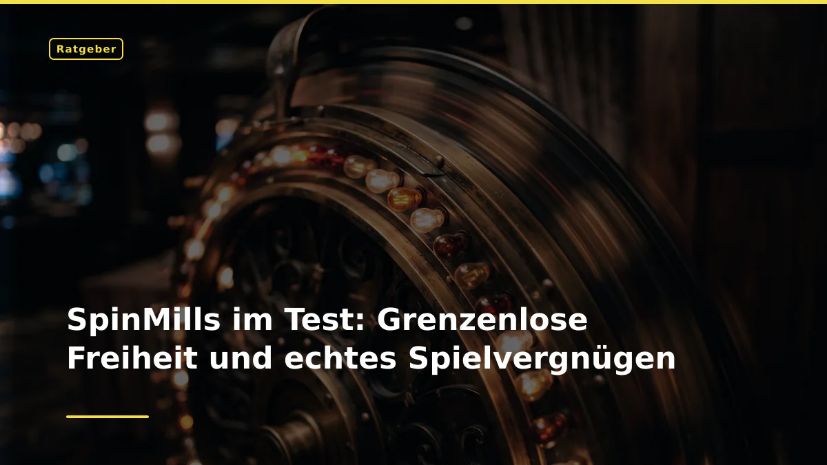 SpinMills im Test: Grenzenlose Freiheit und echtes Spielvergnügen