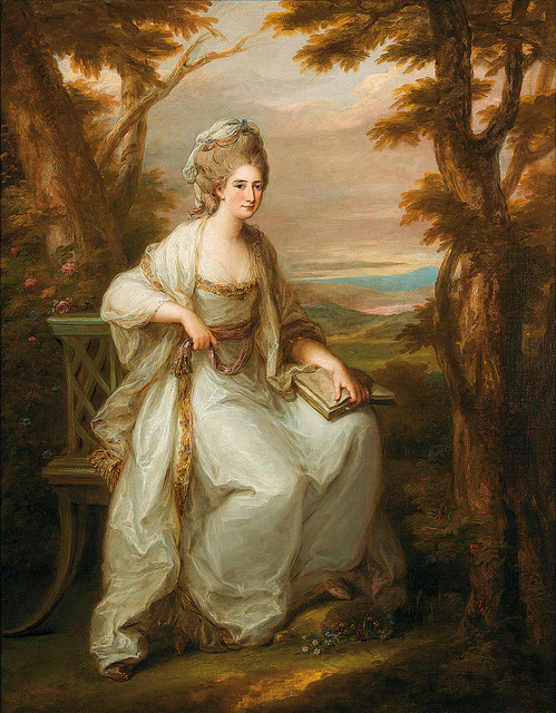Портрет Анны Лудон миссис Хендерсон 1771