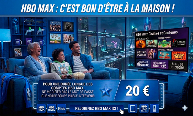 HBO Max | Abonnement ≈ 1 an