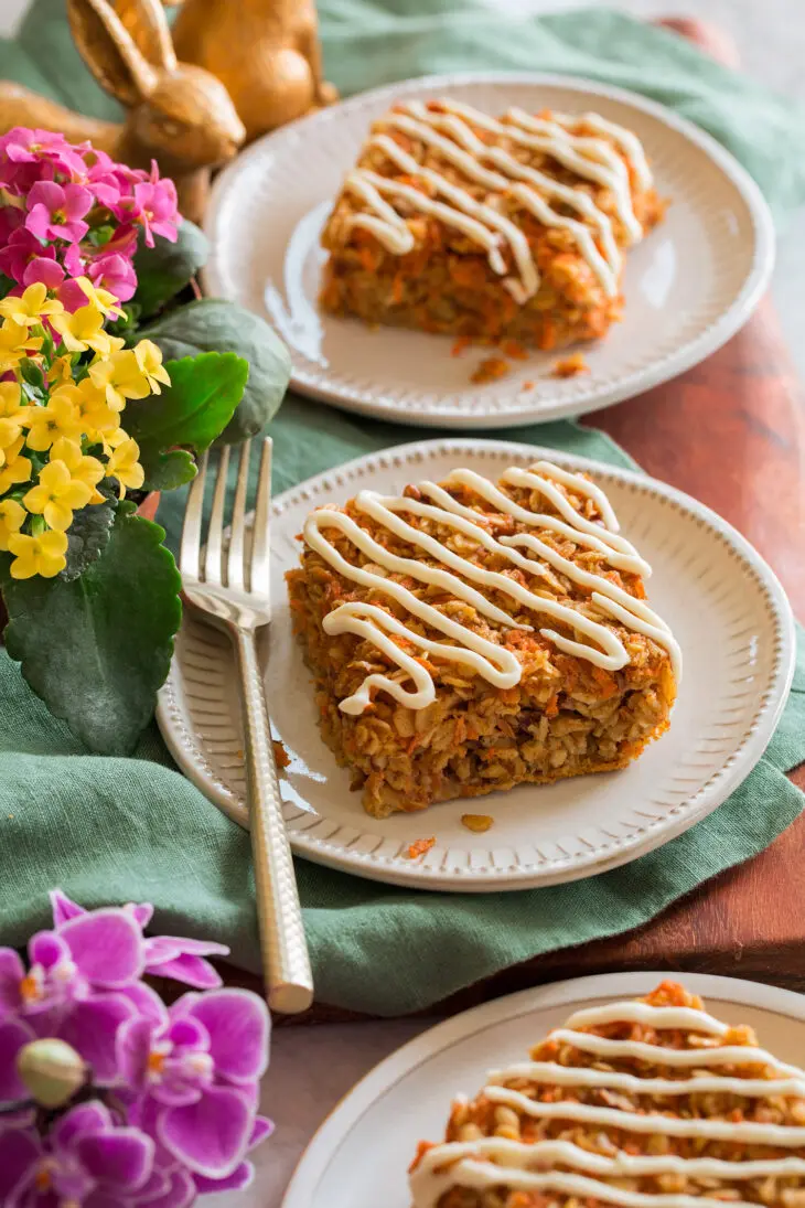 Delicious Carrot Cake Baked Oatmeal: A Nutritious Breakfast Alternative
