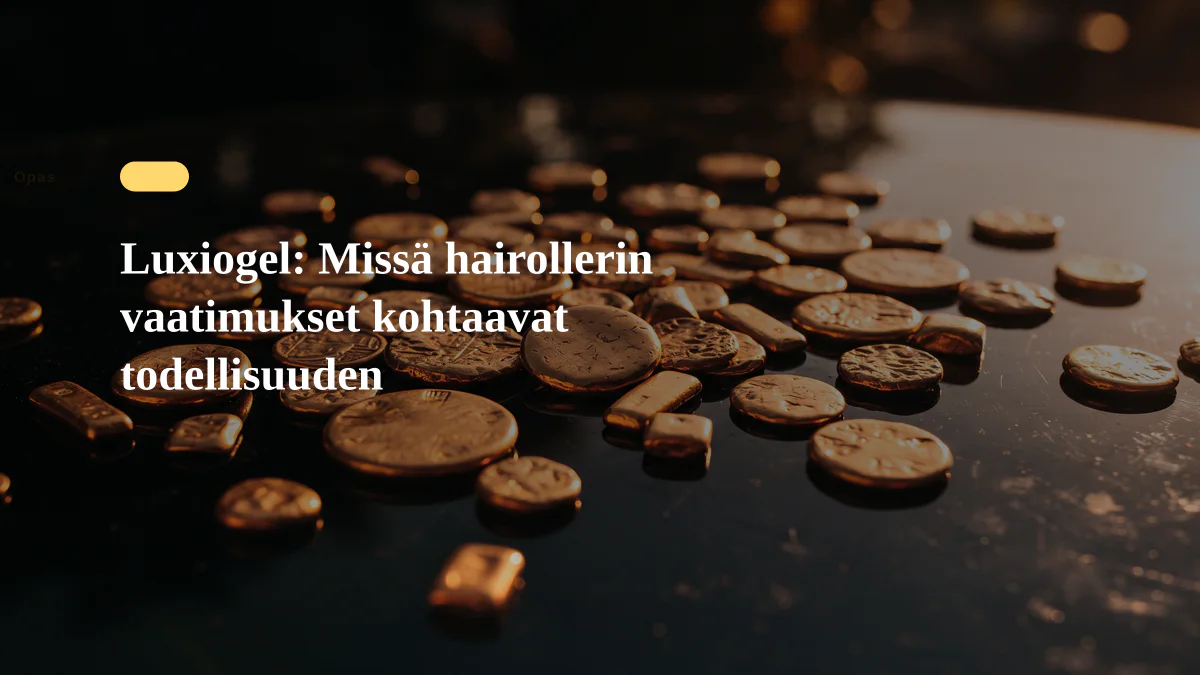Luxiogel: Missä hairollerin vaatimukset kohtaavat todellisuuden