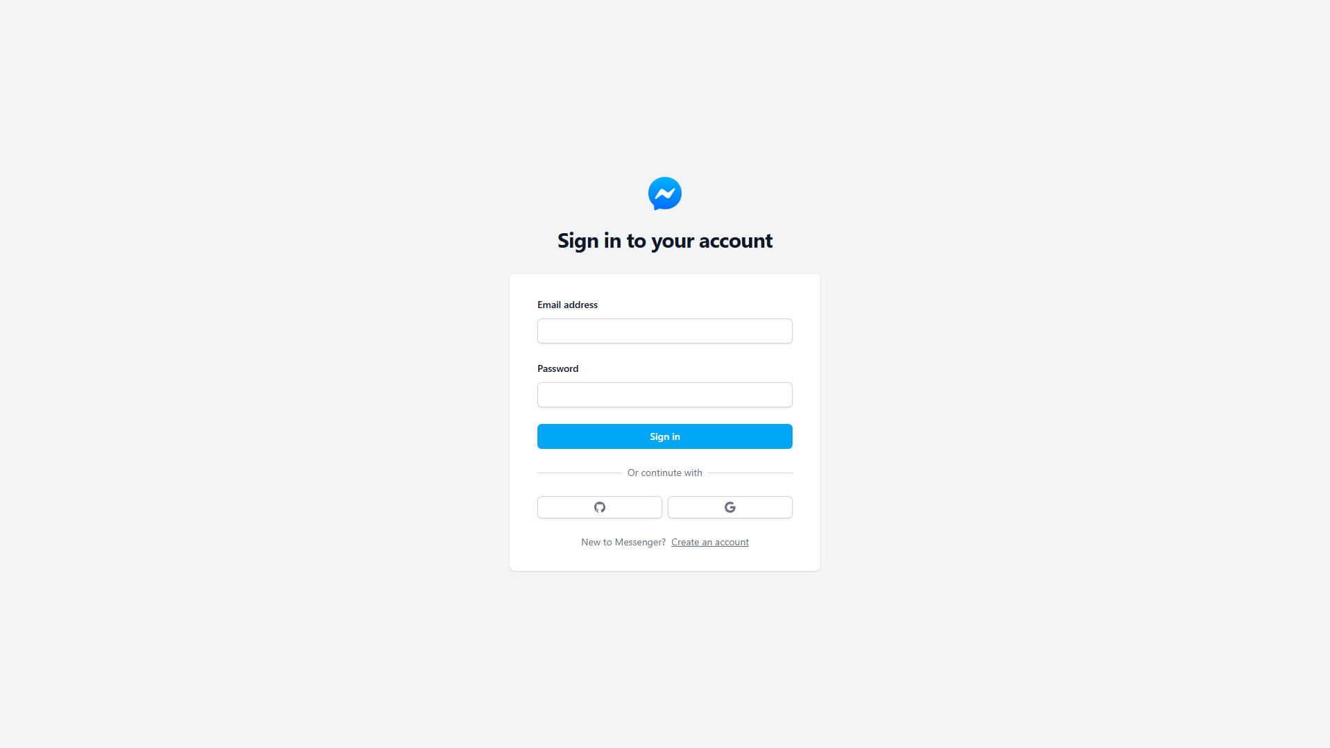 Stored capture of clone-messenger-rho.vercel.app