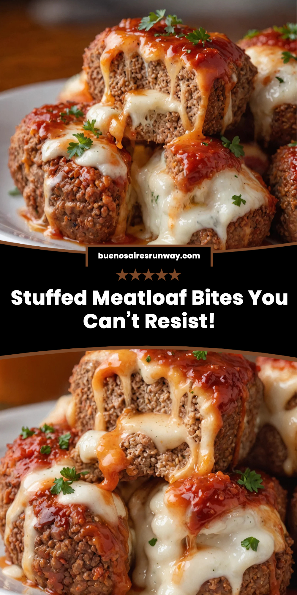 Stuffed Meatloaf Bites You Can't Resist!