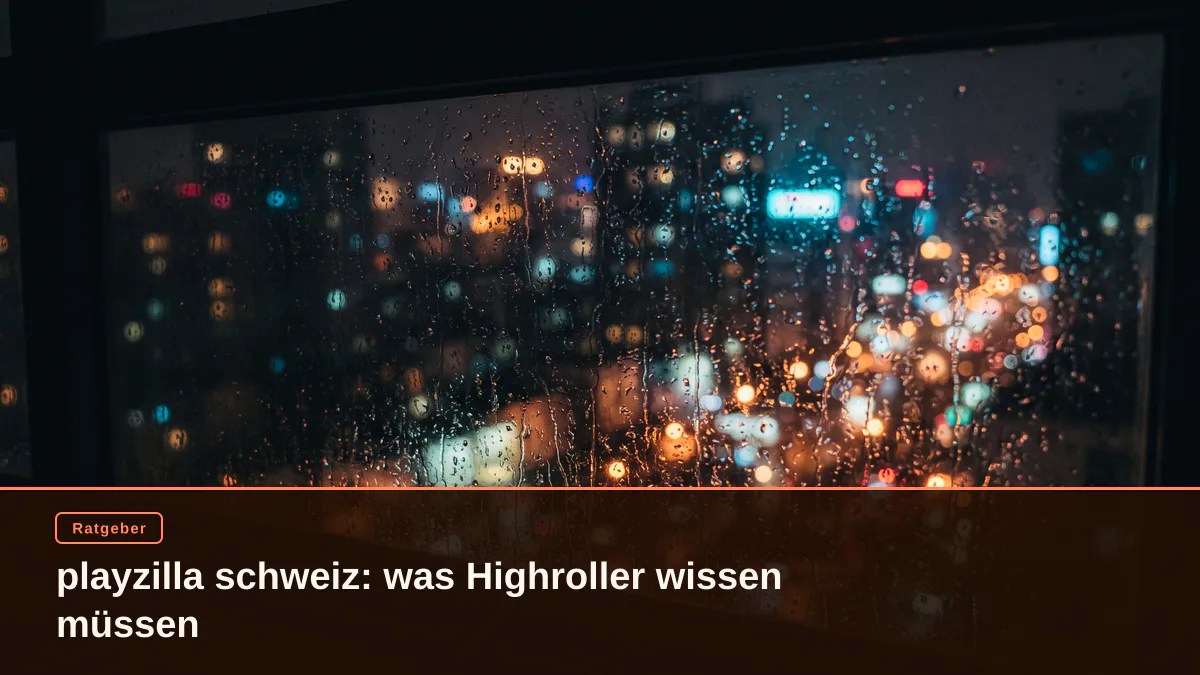 playzilla schweiz: was Highroller wissen müssen