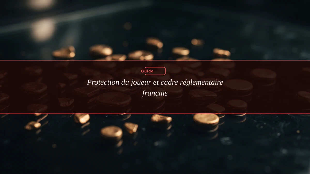 Protection du joueur et cadre réglementaire français