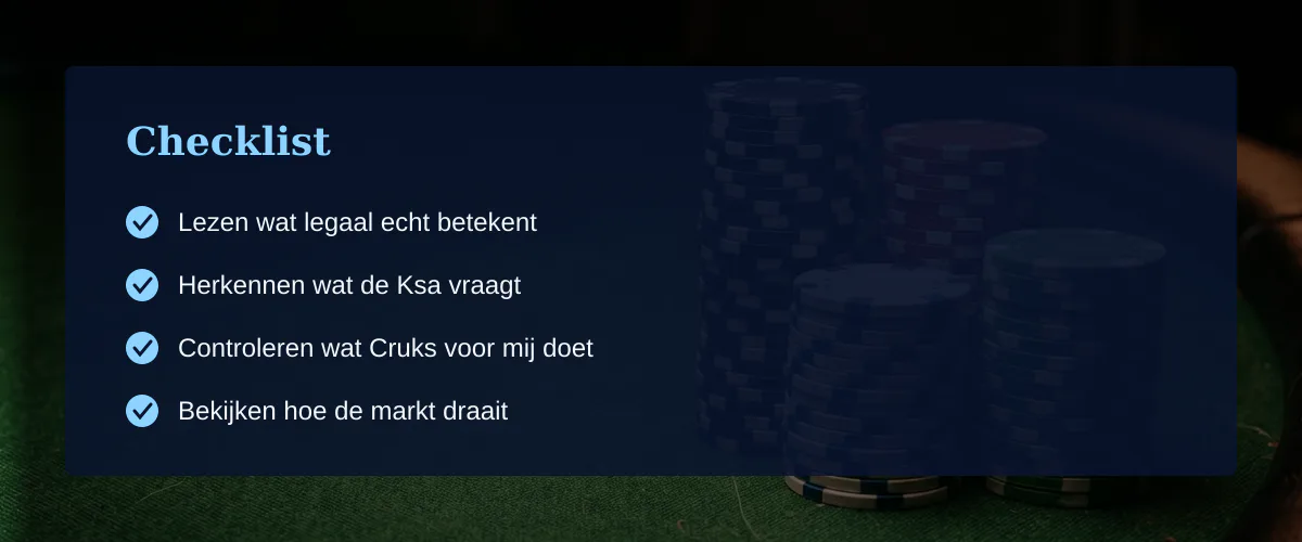 Legale Nederlandse online casino’s door mijn VIP-bril — Checklist