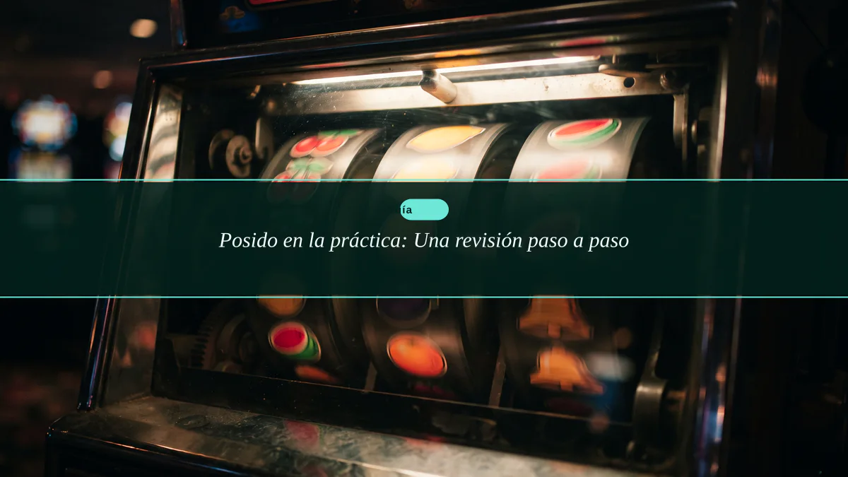 Posido en la práctica: Una revisión paso a paso